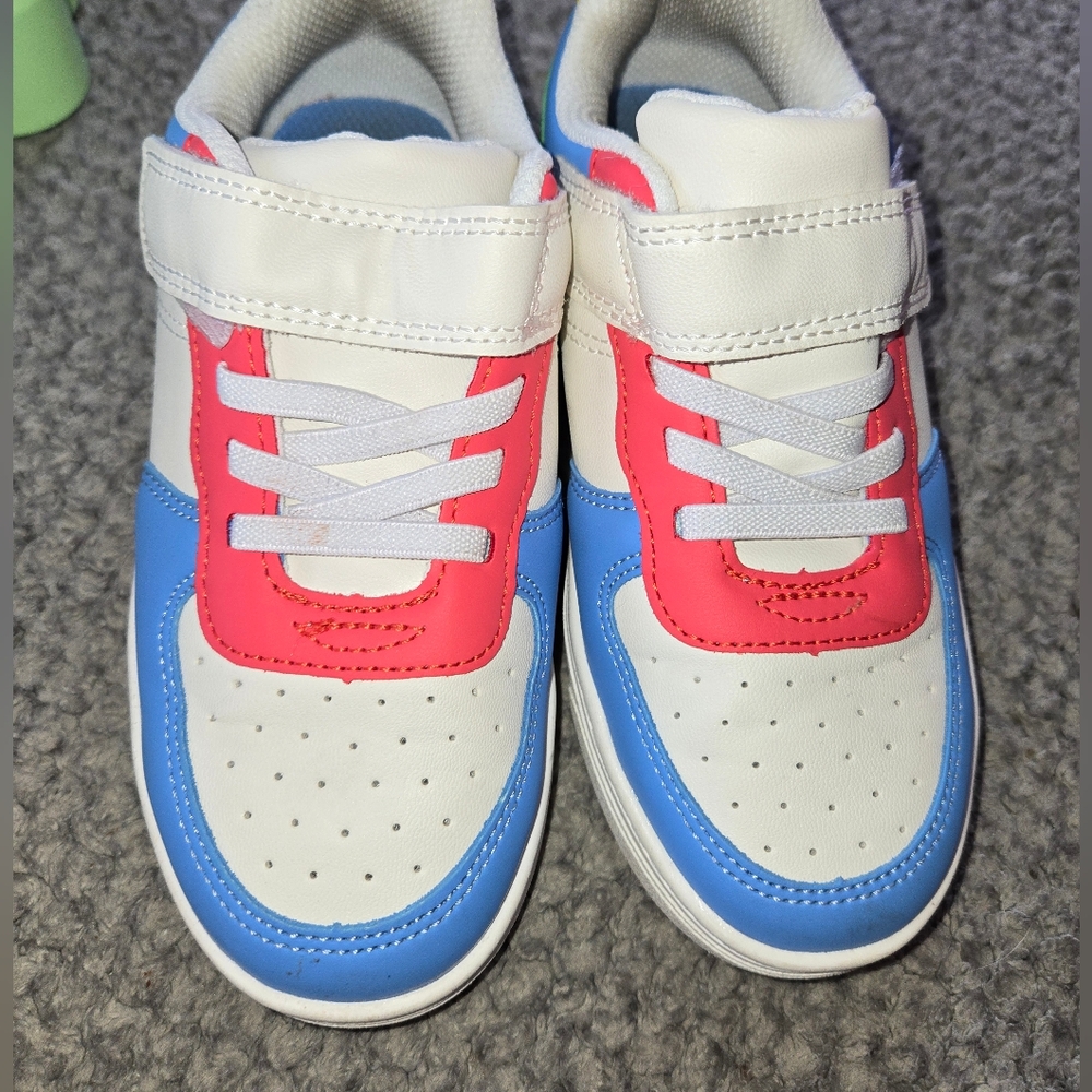 Target Kids Sneakers in White, Red, and Blue